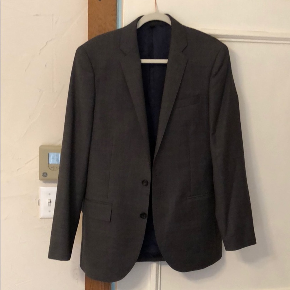 Charcoal Ludlow J Crew suit jacket.